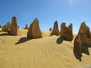 Fototapeta na wymiar Pinnacles, Nambung National Park, Western Australia