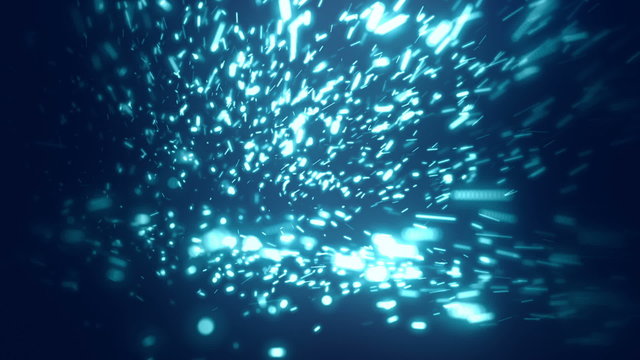 Heavenly Particles 12 Loopable Background