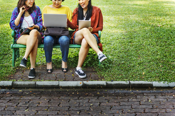 Mother Daughter Casual Adorable Heppiness Life Concept