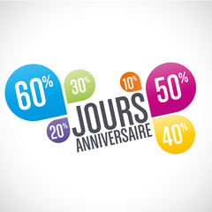 jours anniversaire,soldes