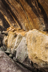 Underground creek in Girraween National Park during the day in Queensland, Australia