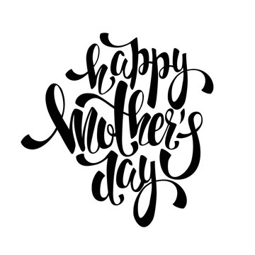 Happy Mother's Day lettering.