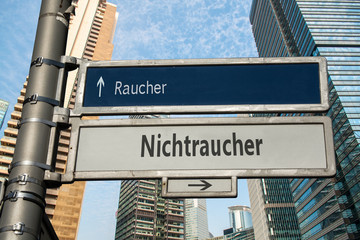 Schild 75 - Nichtraucher