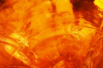 Abstract of sunlight passed throughout piece of rosin.