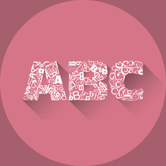 alphabet letter abc