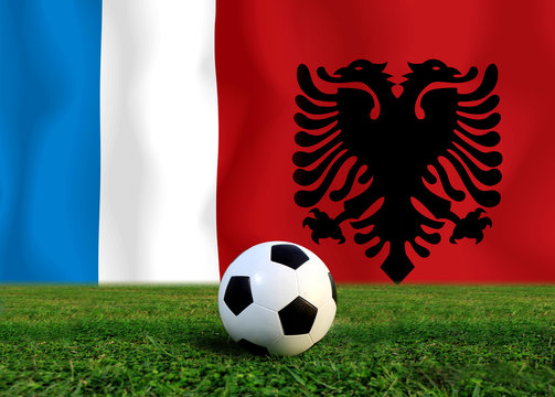 Soccer Euro 2016 ( Football ) Albanai and FRANCE