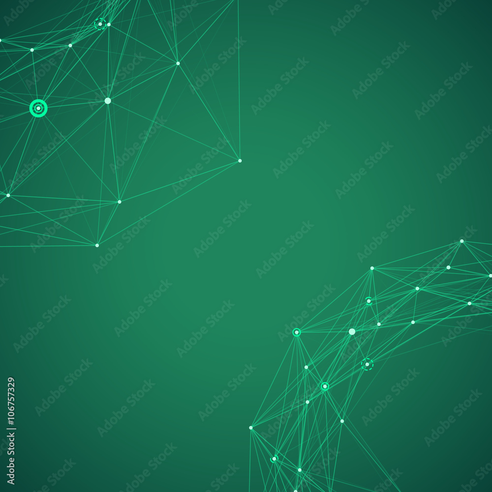 Poster Abstract background with dotted grid