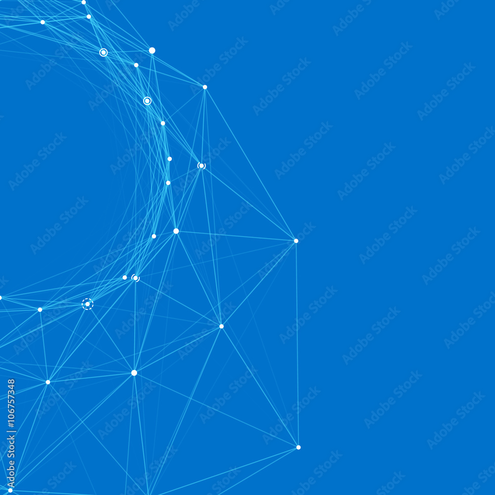 Poster Abstract background with dotted grid