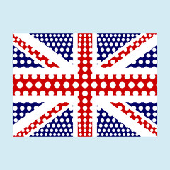 GB flag with effects