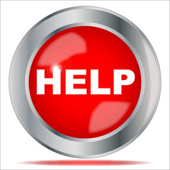 Red Help Button