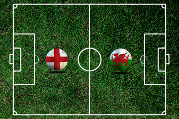Soccer Euro 2016 ( Football )  England  and Welsh
