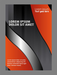 Fototapeta premium Abstract vector modern flyer brochure design templates 