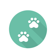 Fototapeta na wymiar dog foot icon design