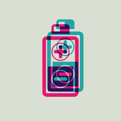 batary plus minusl icon