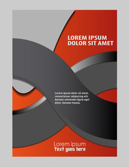 Fototapeta premium Vector business brochure, flyer template 