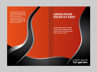 Vector brochure template design
