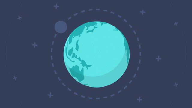 Flat design spinning Earth with communication network and satellites. This animation is a seamless loop. This is a series, check my portfolio for other color variations. 