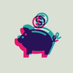 icon piggy bank