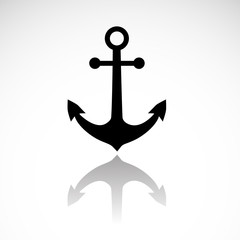 Anchor vector icon.