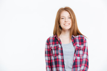 Fototapeta premium Smiling casual woman