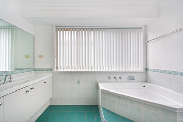 Modern bathroom in luxury apartment