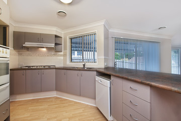 Modern gourmet kitchen interior