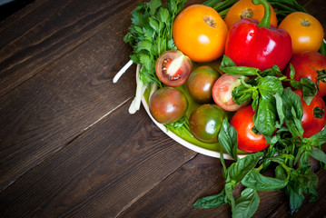 Fresh summer vegetables