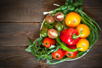 Fresh summer vegetables