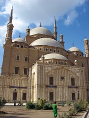 Fototapeta na wymiar The great Mosque of Muhammad Ali Pasha or Alabaster Mosque, Cairo, Egypt