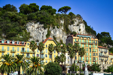 Nice. Cote d'Azur. Mediterranean resort. France.