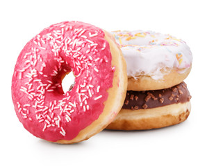 donut isolated on white - 106768558