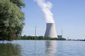 water tower of a nuclear power plant