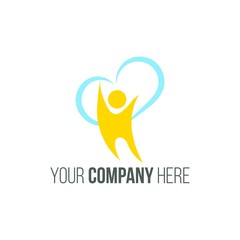 Charity Care Give Giving Help Vector Icon Logo