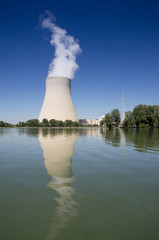 water tower of a nuclear power plant