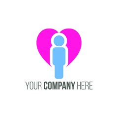 Charity Care Give Giving Help Vector Icon Logo