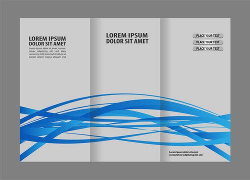 Tri-Fold Corporate Business Store Mock up & Brochure Design
