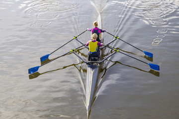 gara di canottaggio in Italia, Sabaudia © asferico
