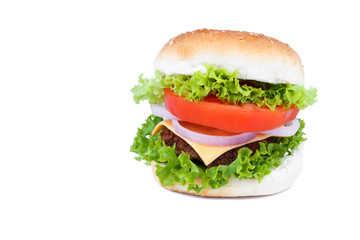 home made burger