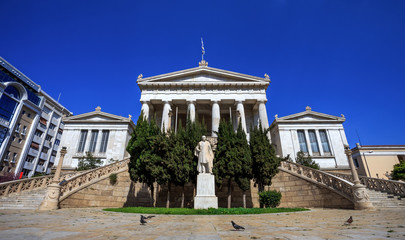 Fototapeta premium national library in Athens, Greece, Europe