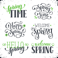 Spring time wording