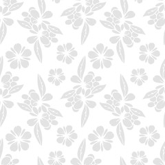Seamless pattern with flowers 