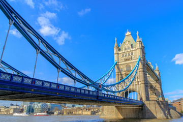 Fototapeta na wymiar London Tower Bridge at River Thames