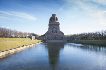 Fototapeta na wymiar monument of the battle of the nations