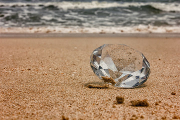Crystal at the beach