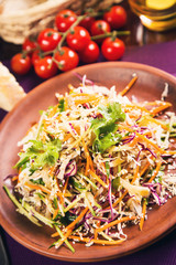 fresh vegetarian salad