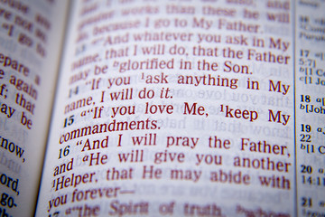 If you love Me, keep My commandments