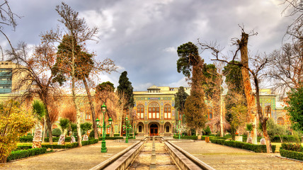 Fototapeta na wymiar Talar-e-Salam building of Golestan Palace - Tehran, Iran