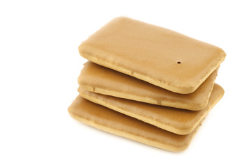 bunch of stacked traditional dutch cookies called 