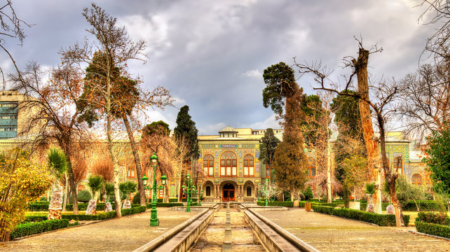 Talar-e-Salam building of Golestan Palace - Tehran, Iran