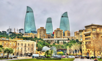 The city centre of Baku - obrazy, fototapety, plakaty